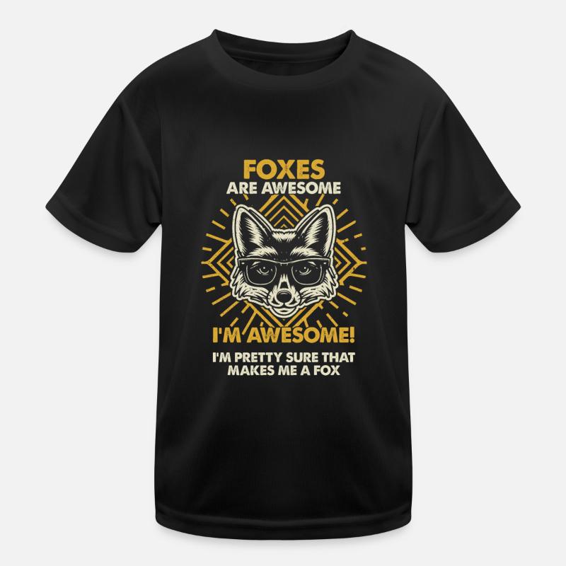 Füchse Sind Großartig - Mama Dad Kinder Funktions-T-Shirt