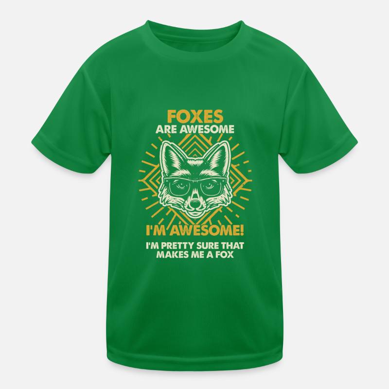 Foxes Are Great - Mama Dad Kids Functional T-Shirt