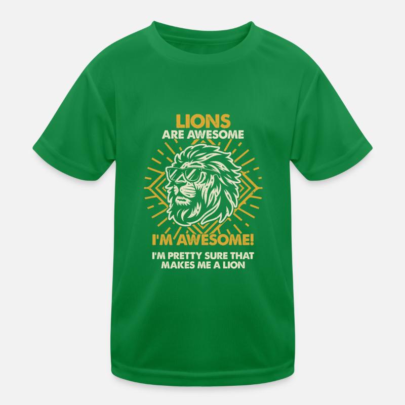 Löwen Sind Großartig - Mama Dad Kinder Funktions-T-Shirt