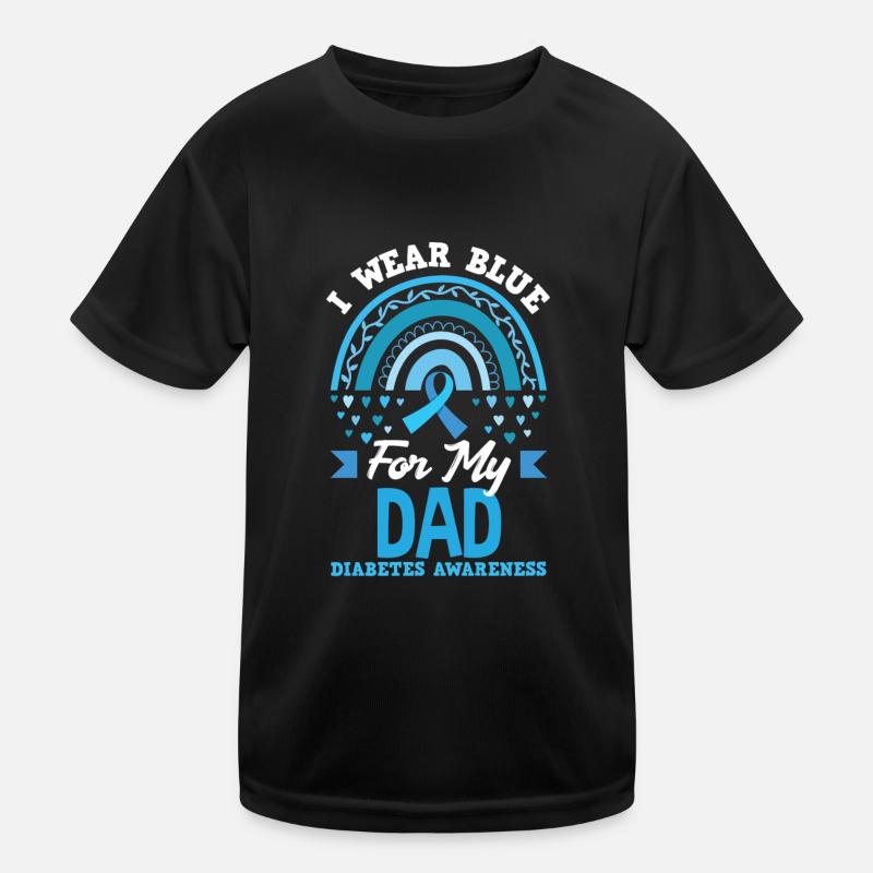 T1D Diabetes Type 1 Diabetic Gift Kids Functional T-Shirt