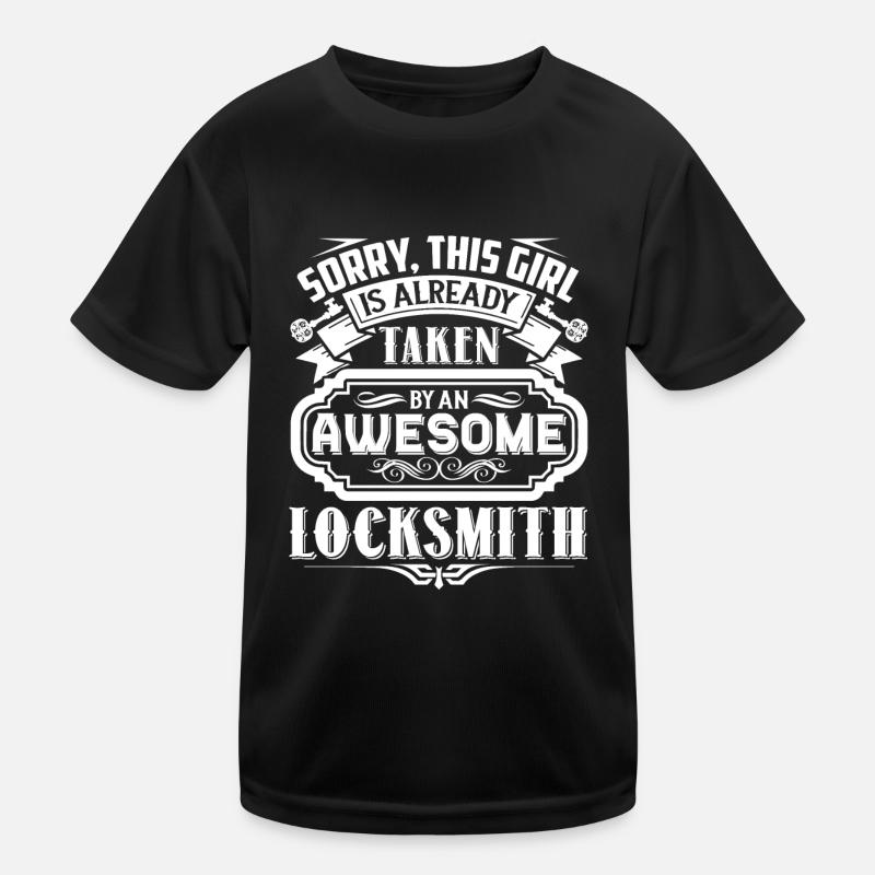 Locksmith Taken By Awesome Locksmith Kids Functional T-Shirt