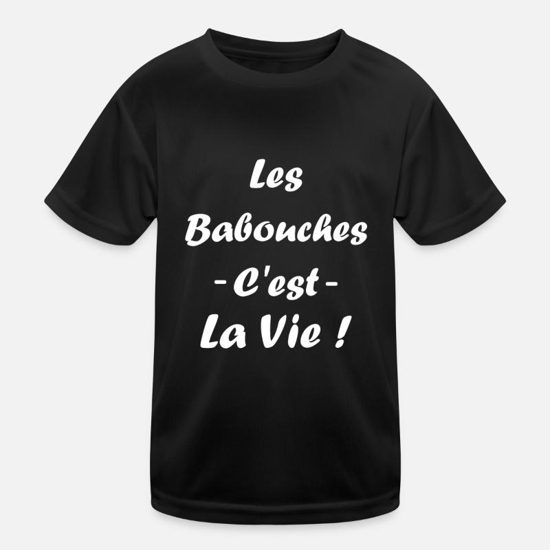 Slippers Humor Kids Functional T-Shirt