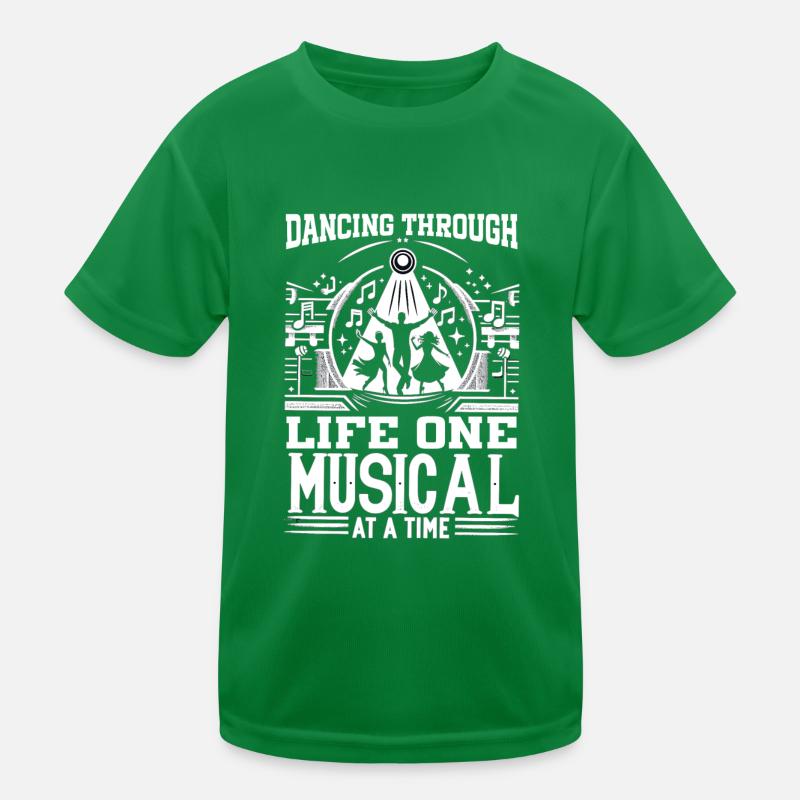 Broadway musical musical theater singer Kids Functional T-Shirt