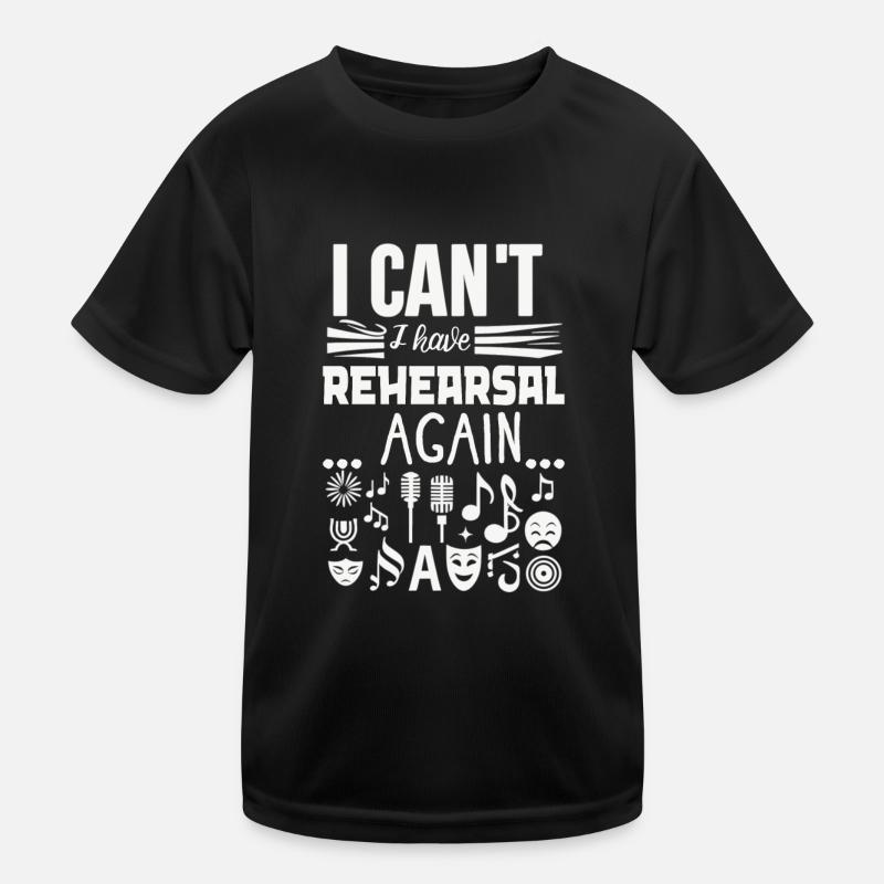 Chanteur de théâtre musical de Broadway T-shirt sport Enfant