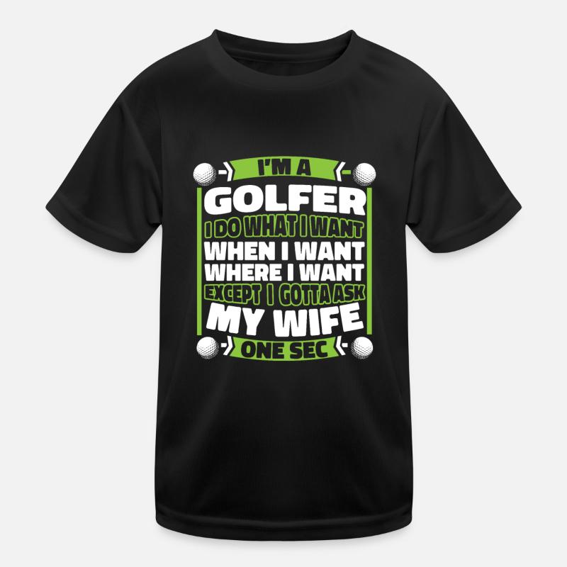 Golf Golfeurs Golfeurs T-shirt sport Enfant