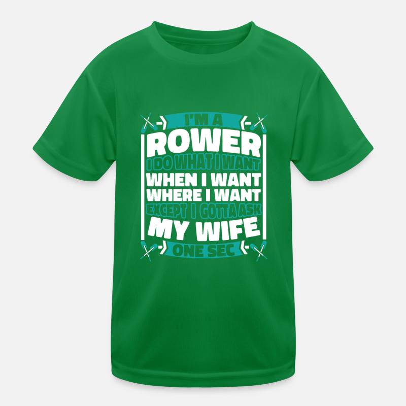 Aviron Rameur T-shirt sport Enfant