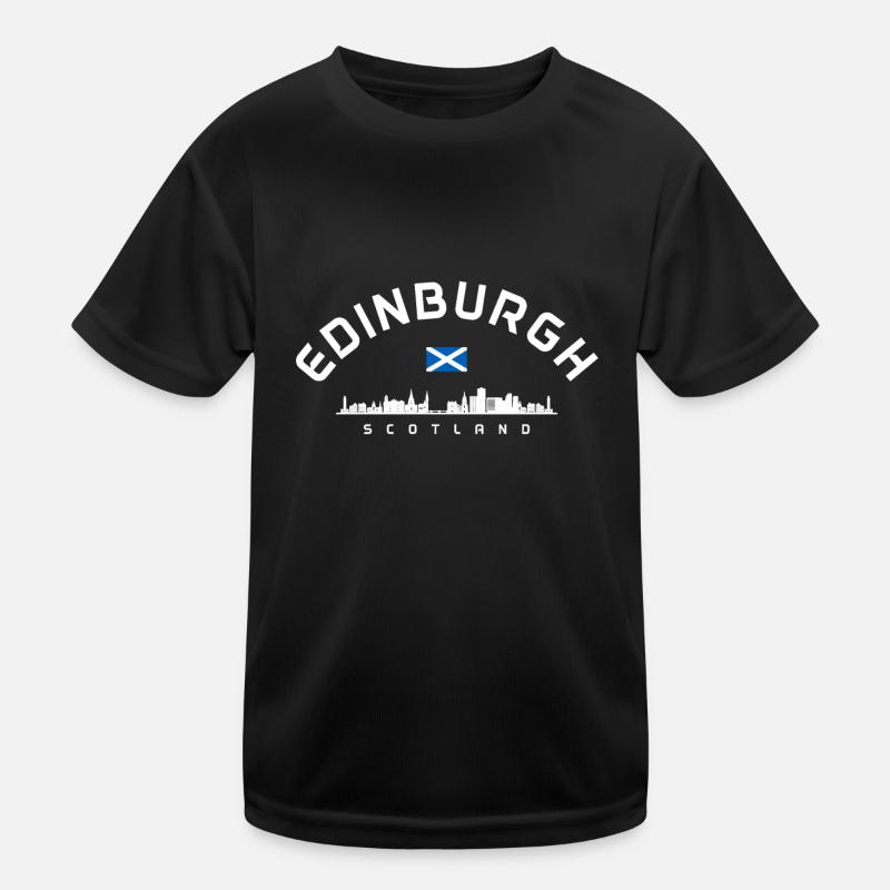 Drapeau écossais d’Écosse d’Édimbourg T-shirt sport Enfant