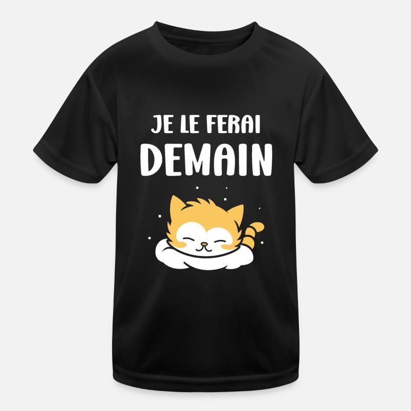 Je le ferai demain T-shirt sport Enfant