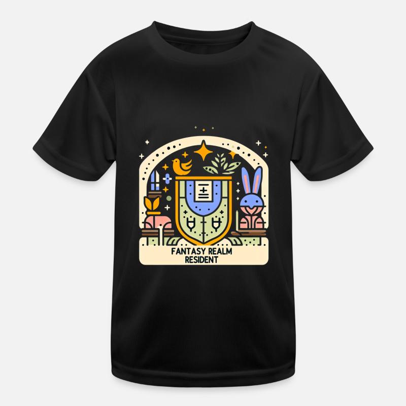 Fantasy Realm Resident Kinder Funktions-T-Shirt
