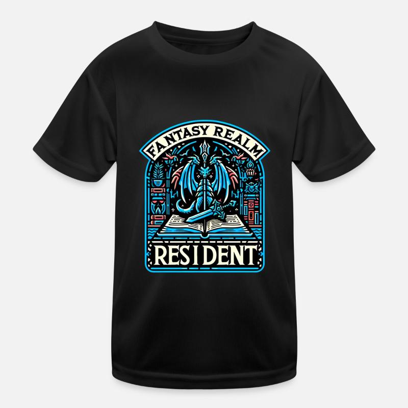 Fantasy Realm Resident 2 Kids Functional T-Shirt