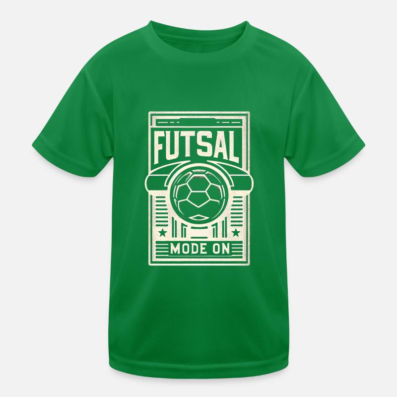 Futsal Mode On 7 Kinder Funktions-T-Shirt