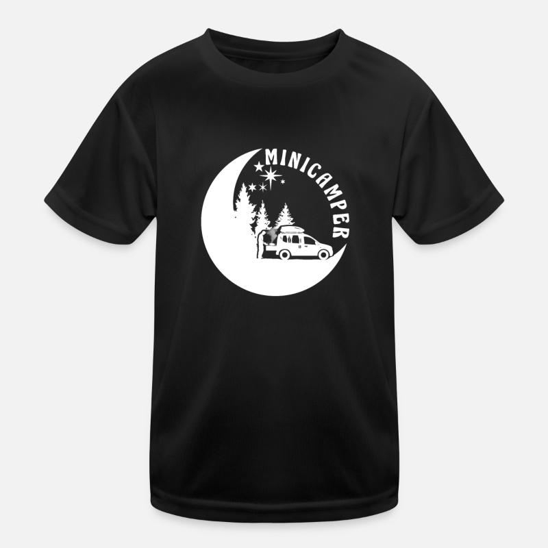 Minicamper Camping-Camper Microcamper Kinder Funktions-T-Shirt