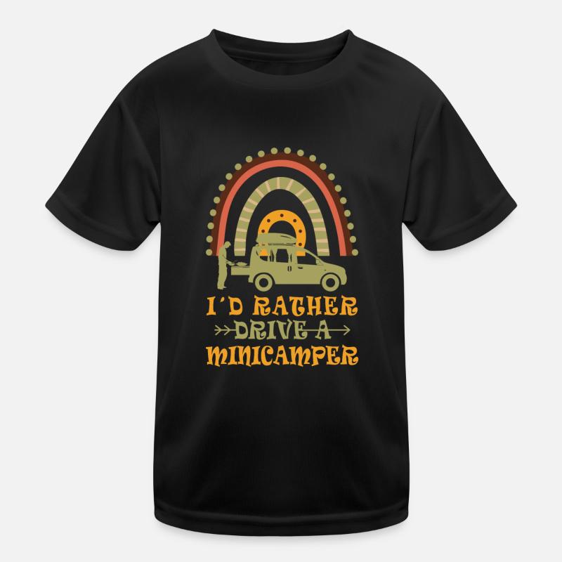 Minicamper Hobby Camping-Camper Microcamper Kids Functional T-Shirt