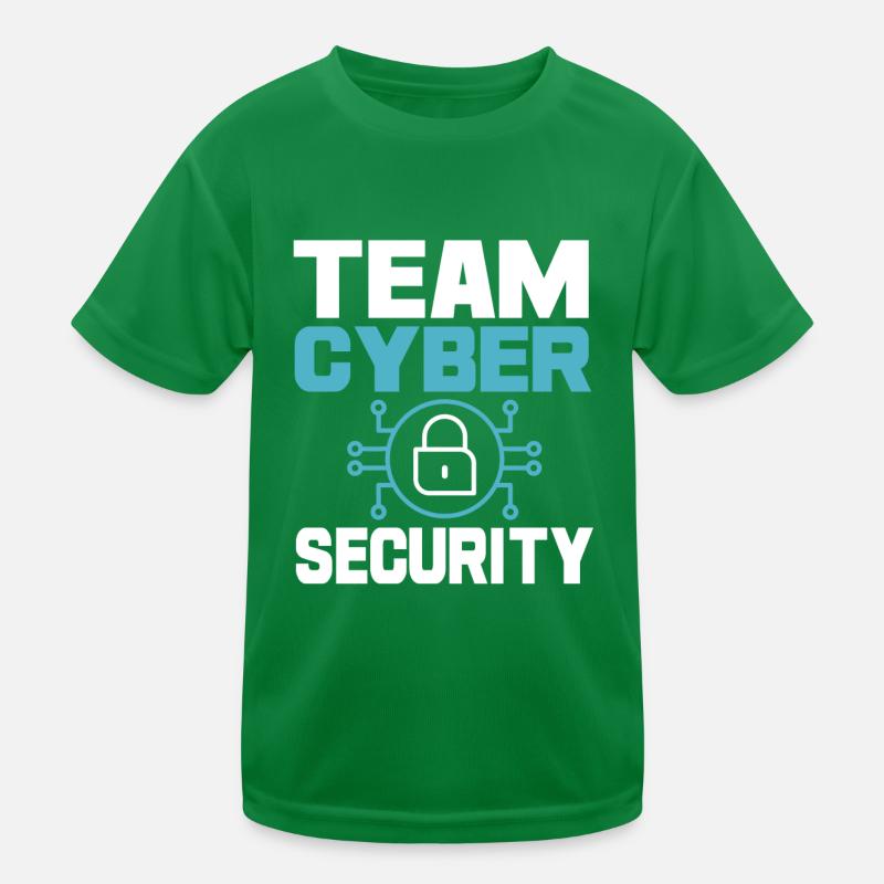 Team Cyber Security Kids Functional T-Shirt