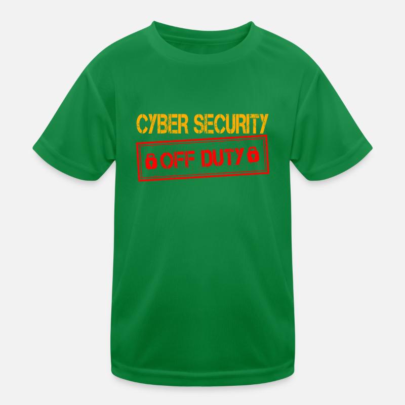 CybCyber Security Ausser Dienst Kinder Funktions-T-Shirt