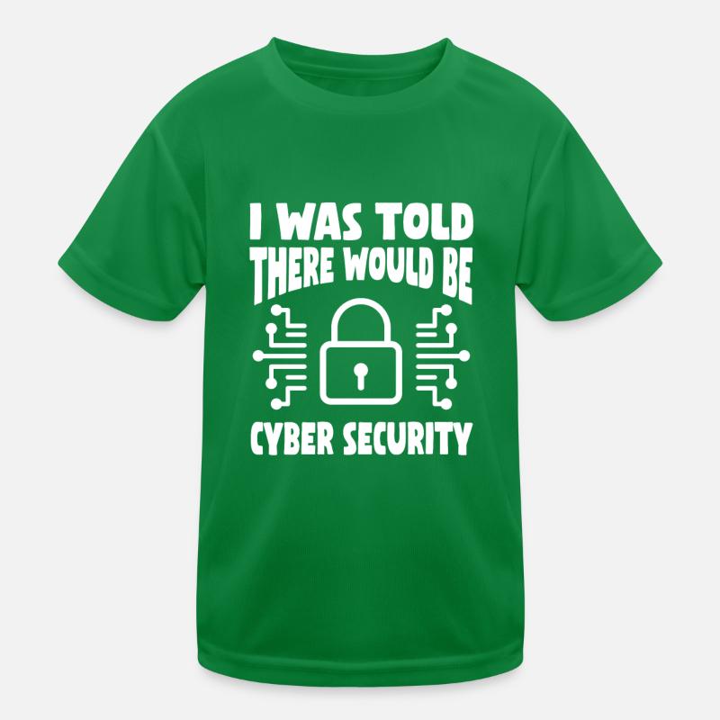Cyber Best PrCyber Security T-shirt Kinder Funktions-T-Shirt