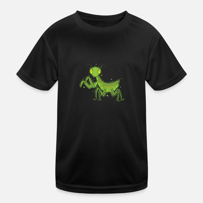 Mante religieuse beauté verte T-shirt sport Enfant