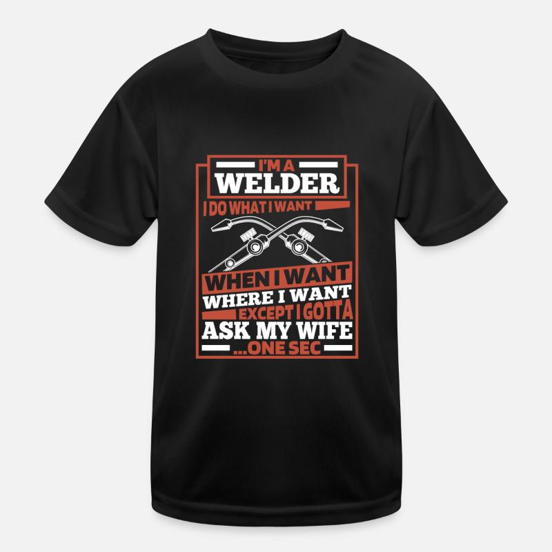 Welder Locksmith Kids Functional T-Shirt