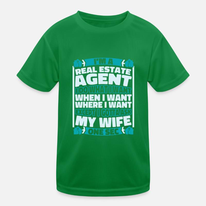 Agent immobilier T-shirt sport Enfant