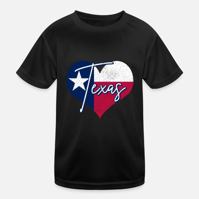 Texas Kinder Funktions-T-Shirt