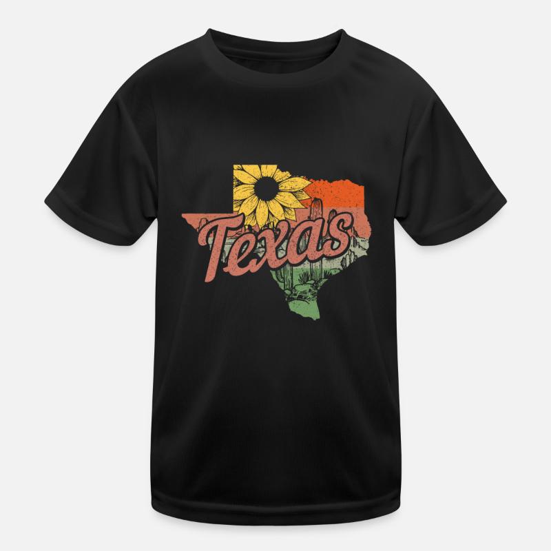 Texas Kinder Funktions-T-Shirt