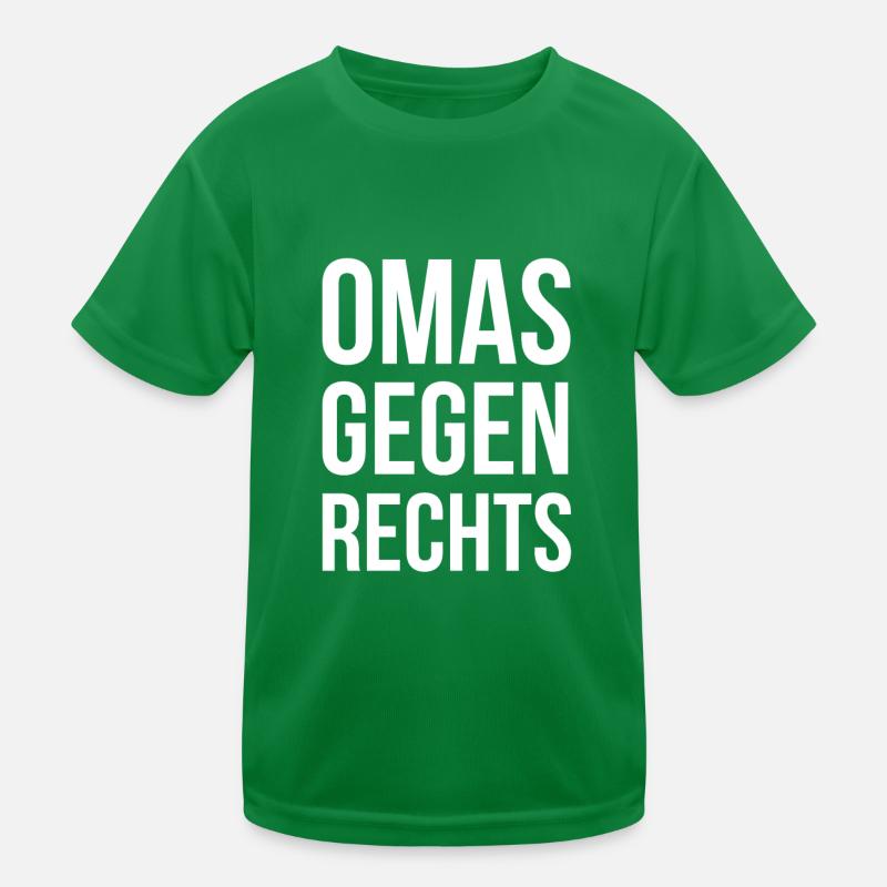OMAS GEGEN RECHTS Kinder Funktions-T-Shirt