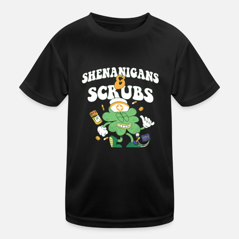 Shenanigans & Scrubs ER Nurse Physician St. Kinder Funktions-T-Shirt
