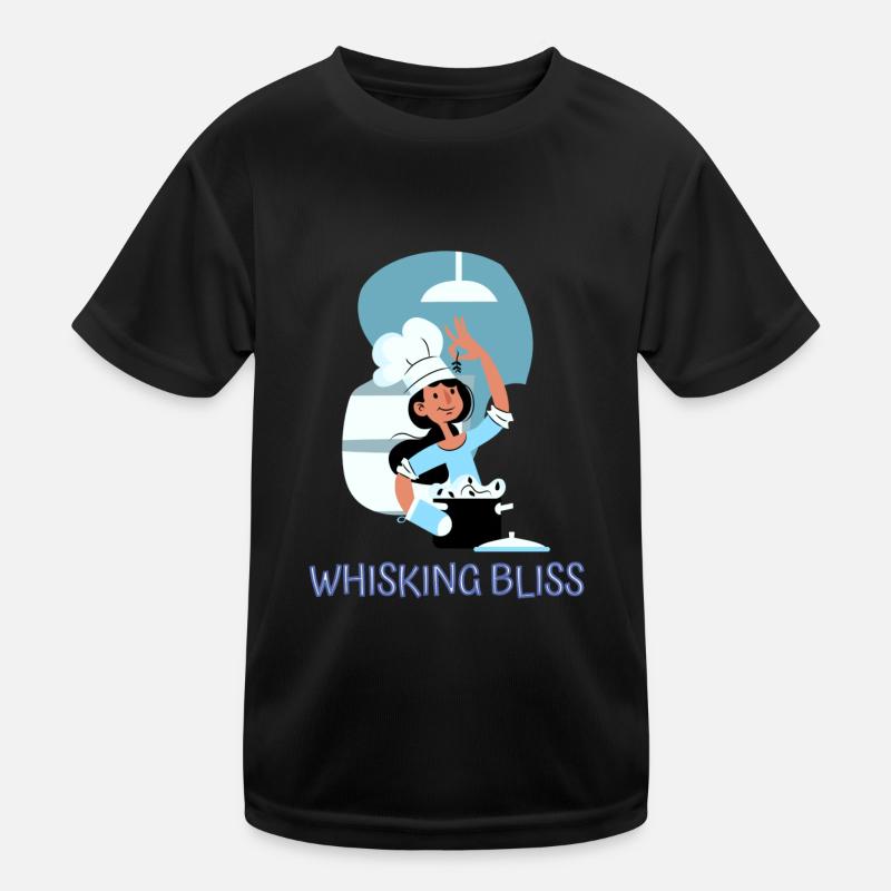 Chef Cook Kitchen Culinary Retro Bake Restaurant Kids Functional T-Shirt