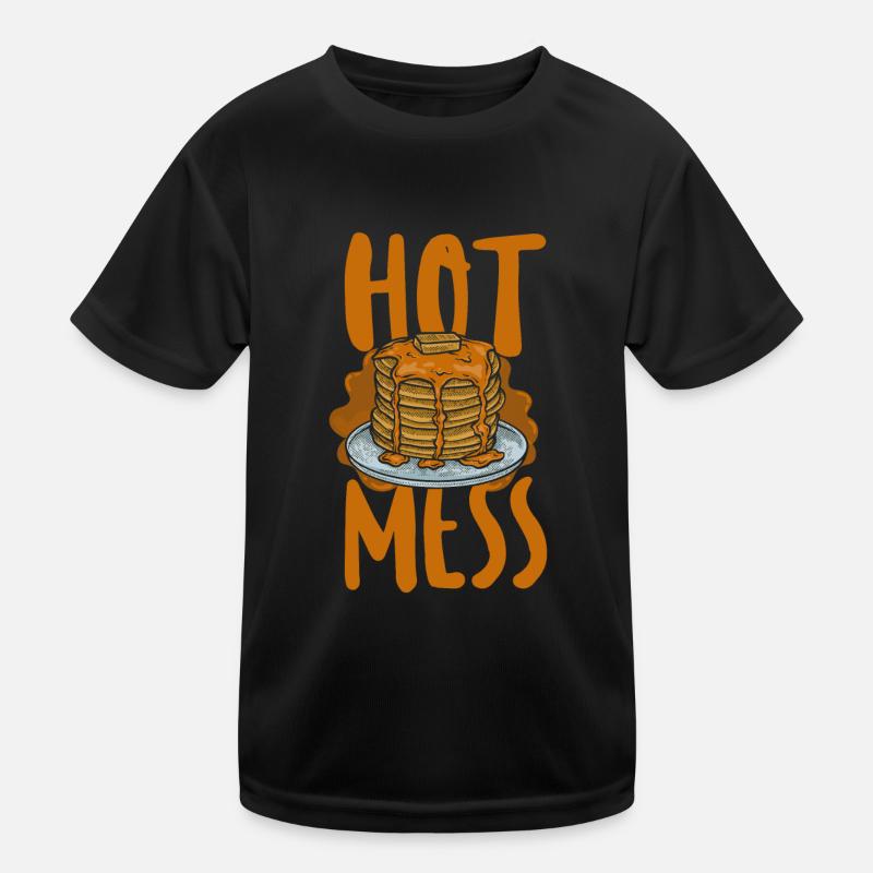 Pancake Lover Kids Chaud Mess T-shirt sport Enfant