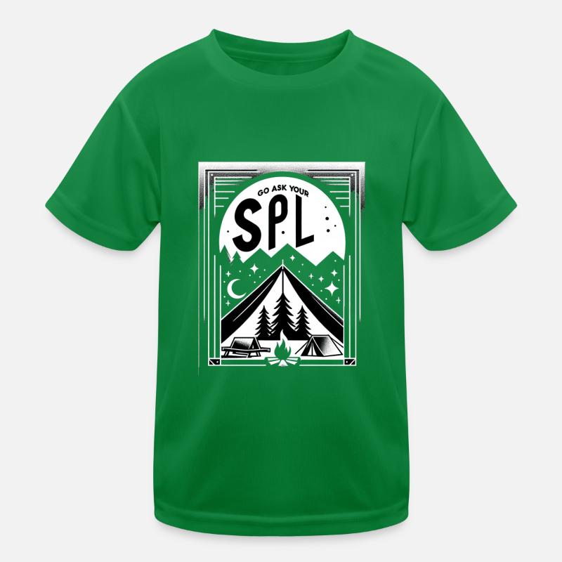 Go Ask Your Spl 9 Kids Functional T-Shirt