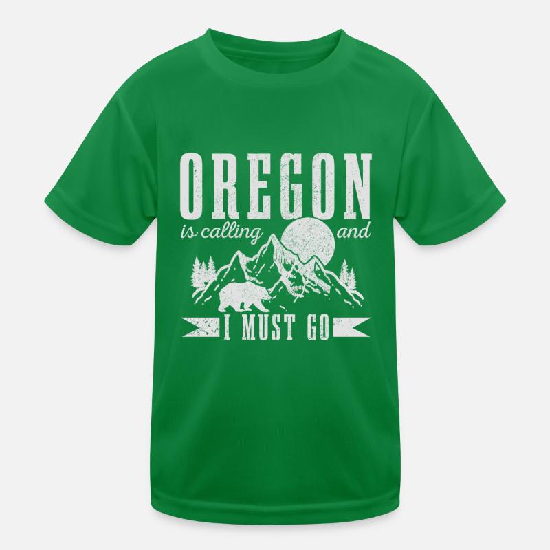 Oregon Kinder Funktions-T-Shirt