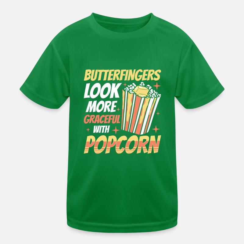 Popcorn Butter Finger Kinder Funktions-T-Shirt