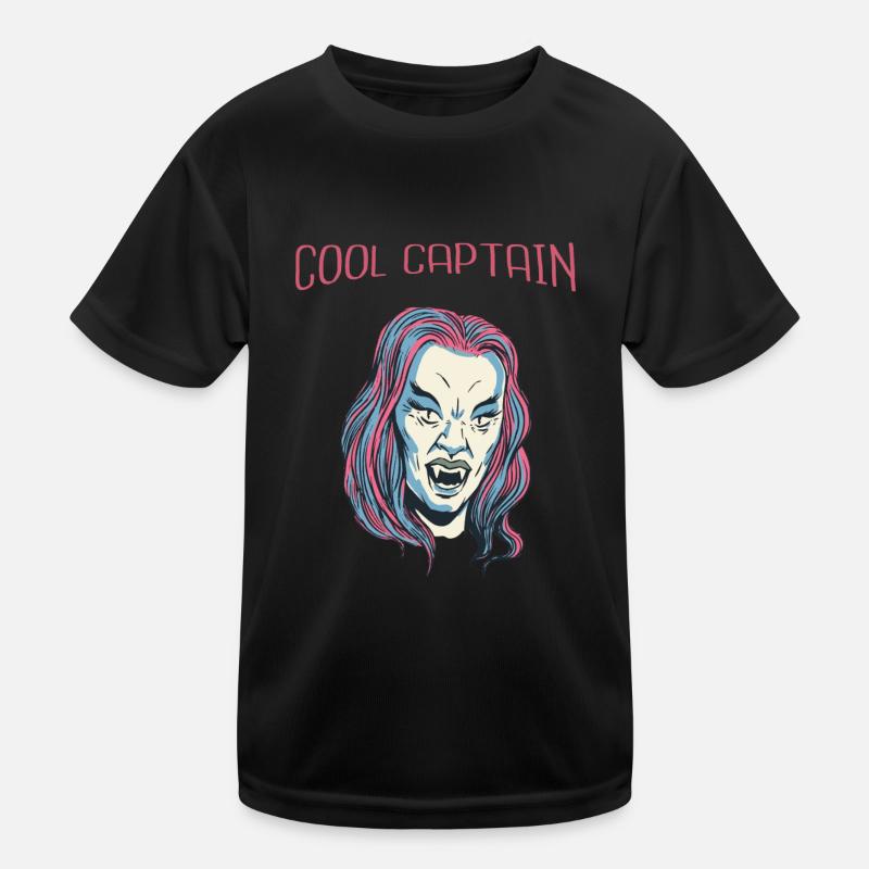 Cool Vampire Rétro Halloween Belle Mode Chaude T-shirt sport Enfant