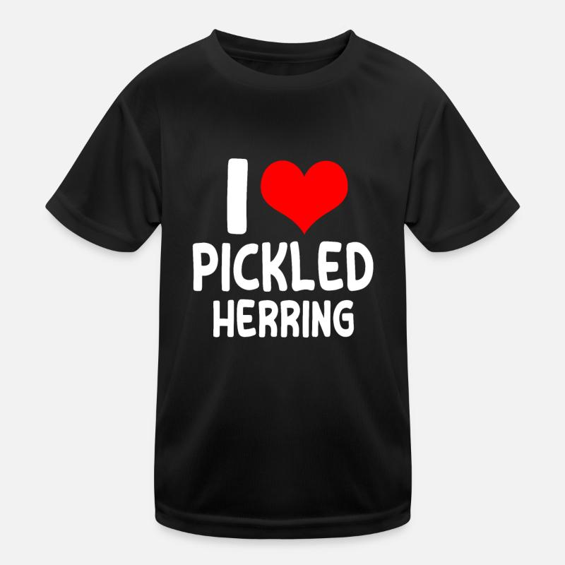NähIch Liebe Eingelegten Hering Kinder Funktions-T-Shirt