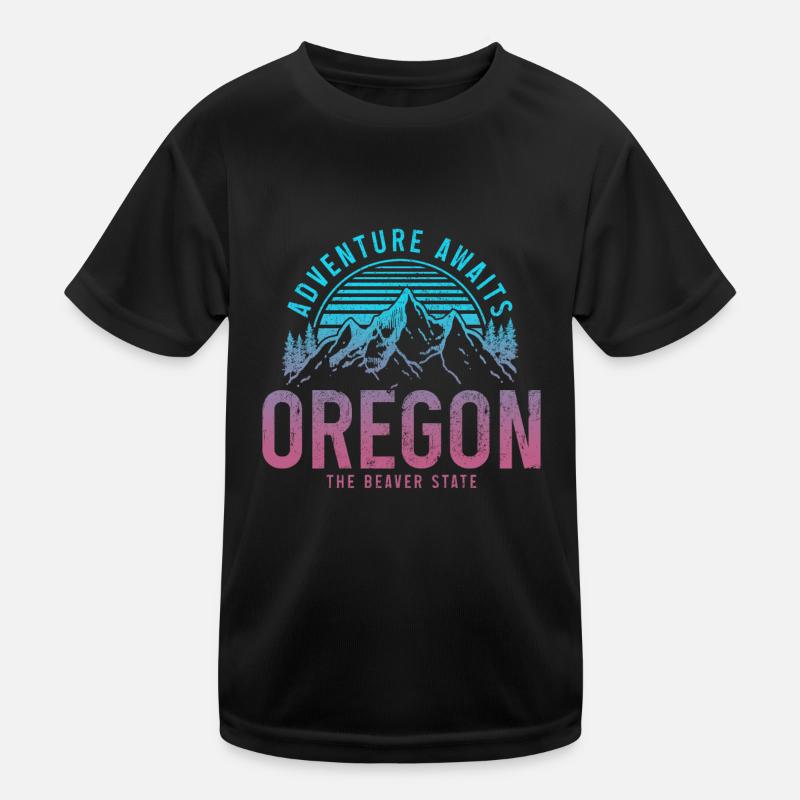 Oregon Kinder Funktions-T-Shirt