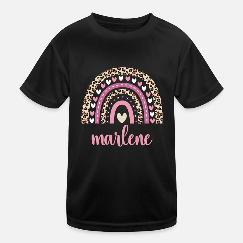 Marlene Regenbogen Name Geburtstag Marlene Kinder Funktions-T-Shirt