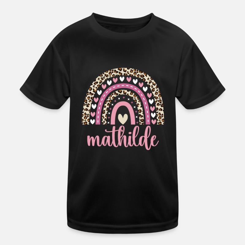 Mathilde Regenbogen Name Geburtstag Mathilde Kinder Funktions-T-Shirt
