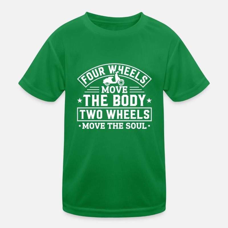 Motorroller Kinder Funktions-T-Shirt