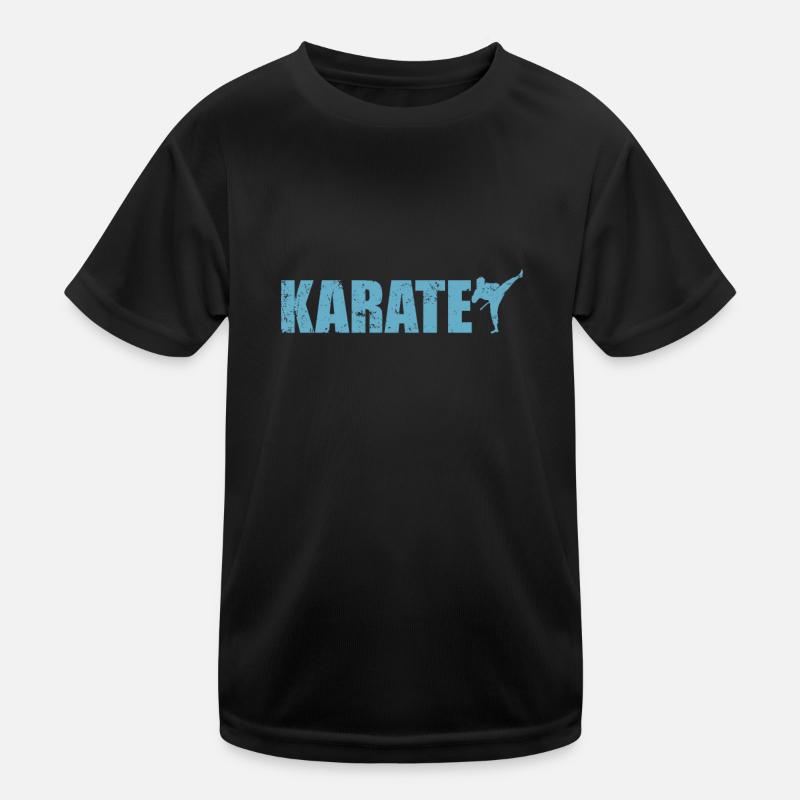 Karate Kampfsport Kinder Funktions-T-Shirt