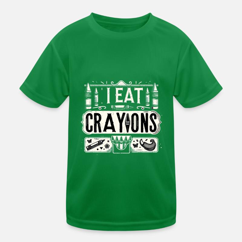 I Eat Crayons 24 Kinder Funktions-T-Shirt