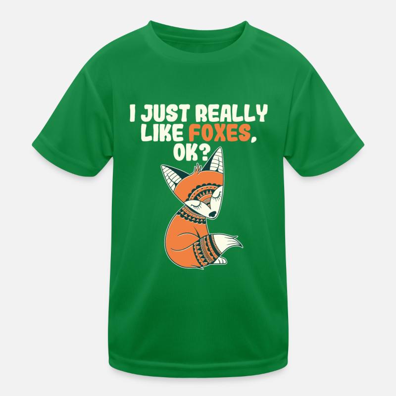 Cadeau de renard T-shirt sport Enfant