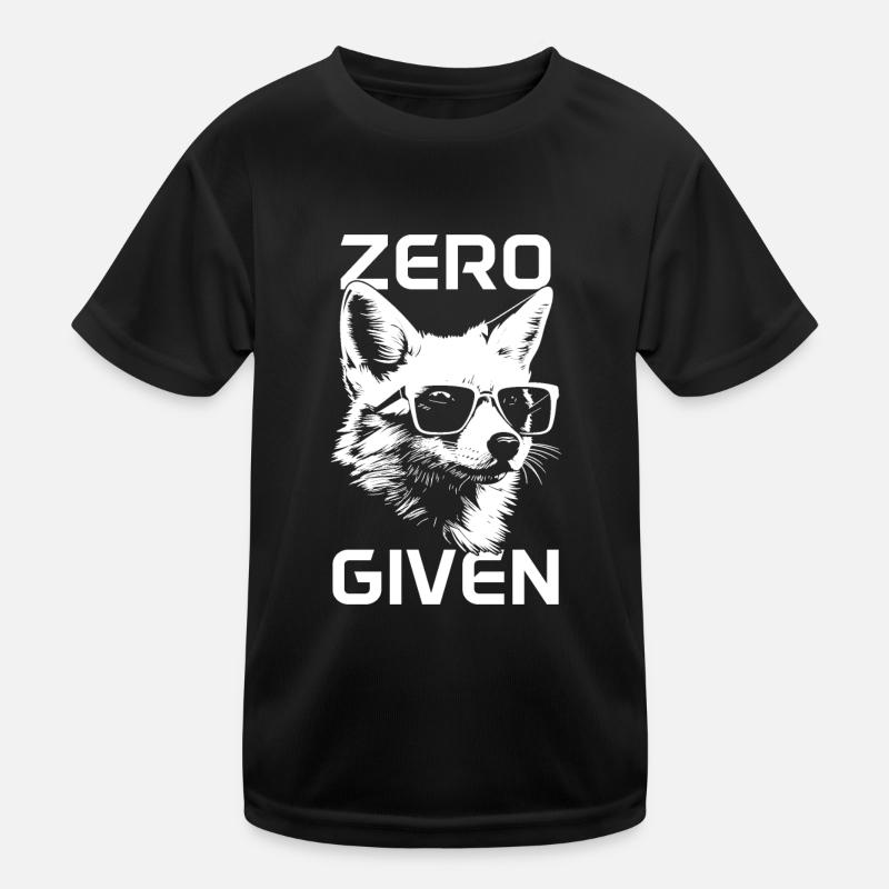 Fox Zero Fox Given Funny Kids Functional T-Shirt