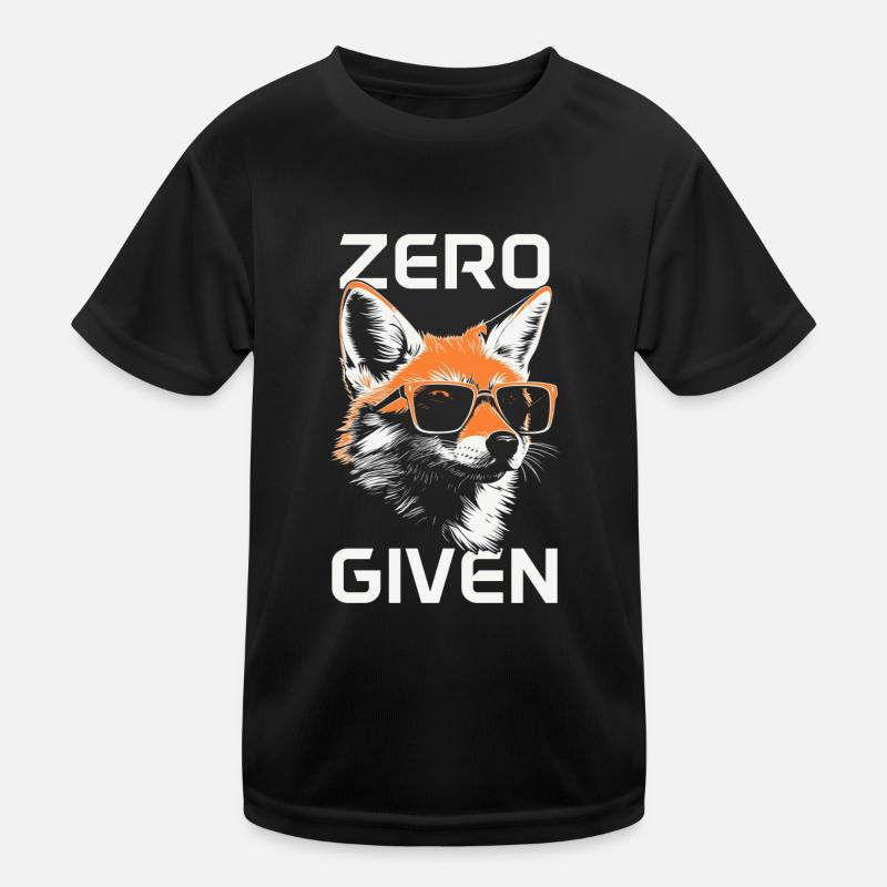 Fox Zero Fox Given Funny Kids Functional T-Shirt