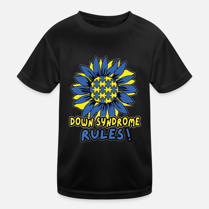 Down Syndrome Rules - Down Syndrome Day Kinder Funktions-T-Shirt
