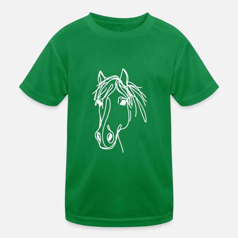 Linie Art Dad Mama - Belgier Kinder Funktions-T-Shirt