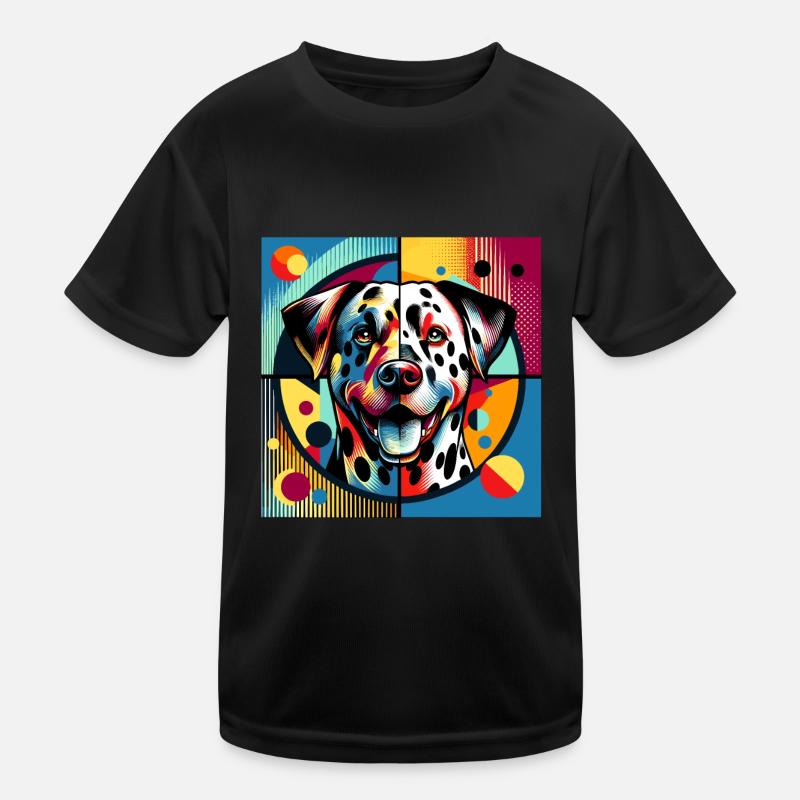 Dalmatiner Hund Kinder Funktions-T-Shirt
