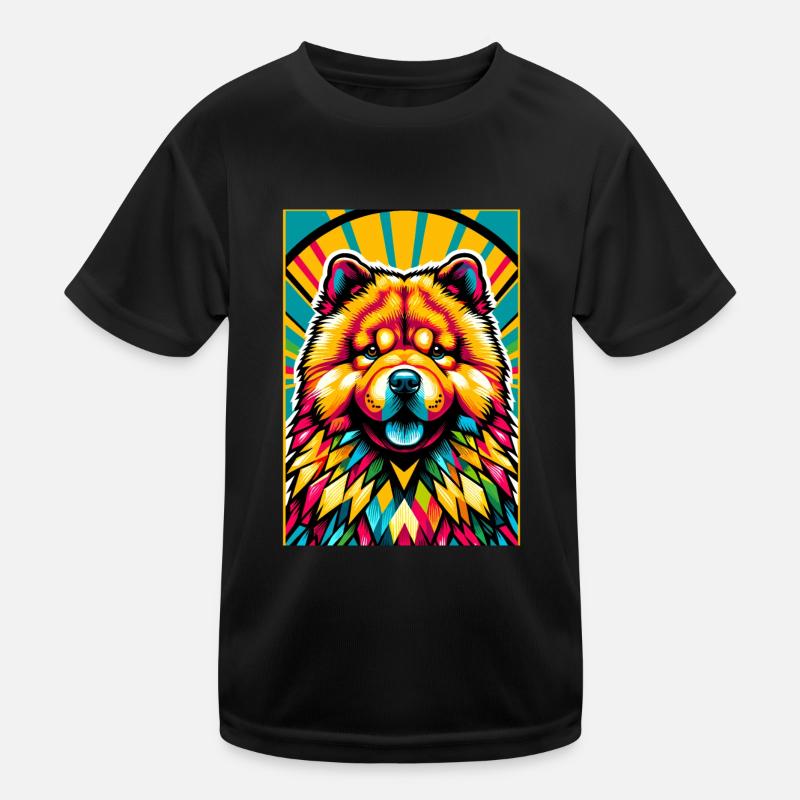 Chien Chow Chow T-shirt sport Enfant