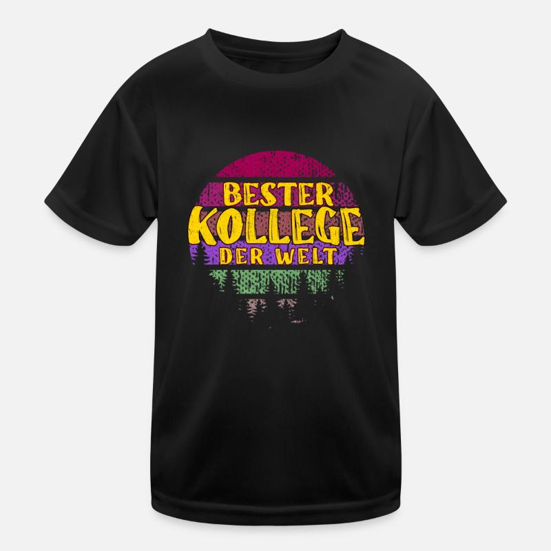 Bester Kollege der Welt Abschiedsparty Kollege Kinder Funktions-T-Shirt