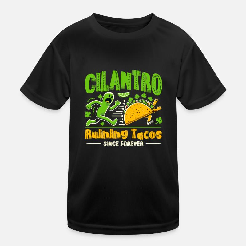 Cilantro Hater Hate Cilantro Soap Button Kids Functional T-Shirt