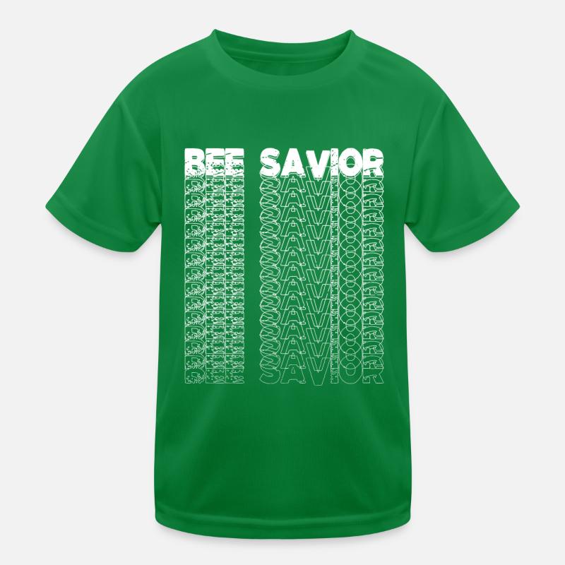 bee-friendly plants statement present idea Kids Functional T-Shirt